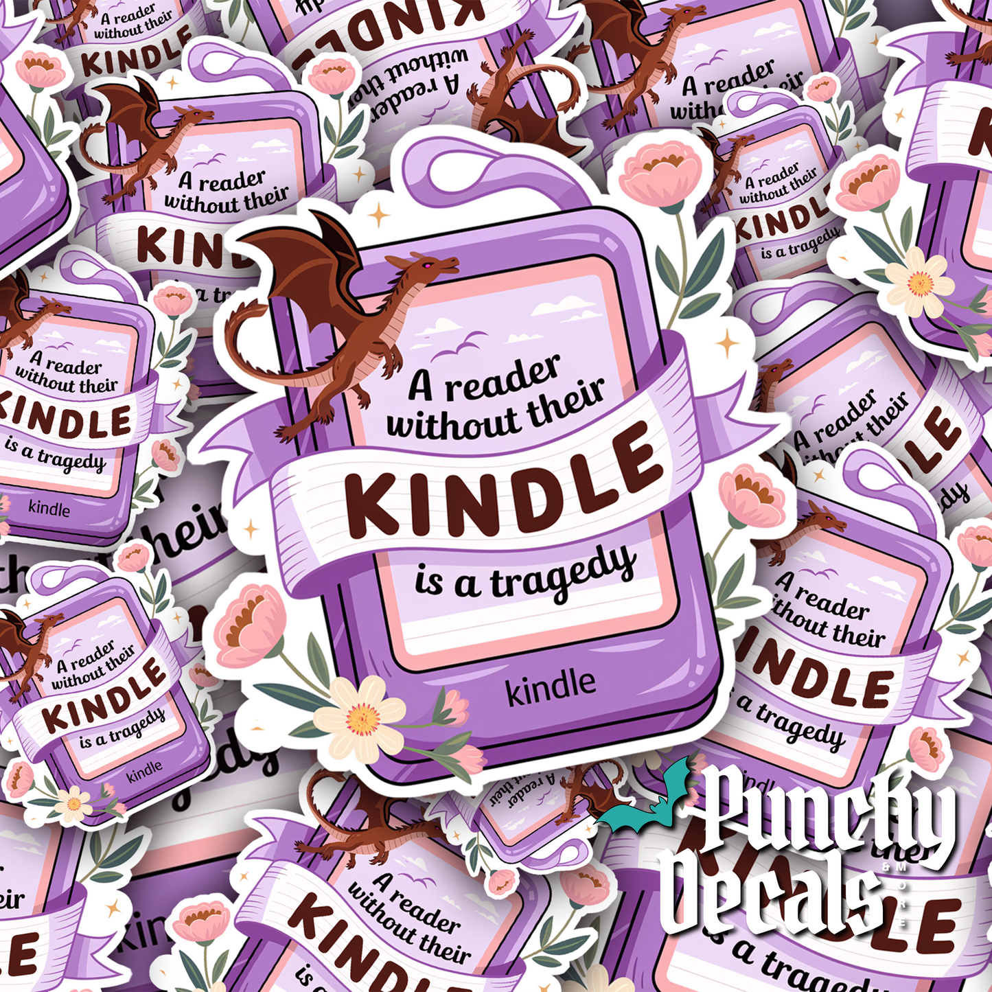 A Reader Without Their Kindle Sticker