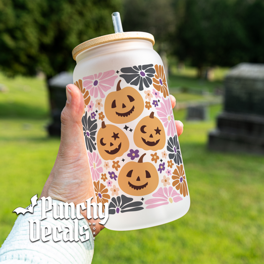 Boho Pumpkin Glass Libbey