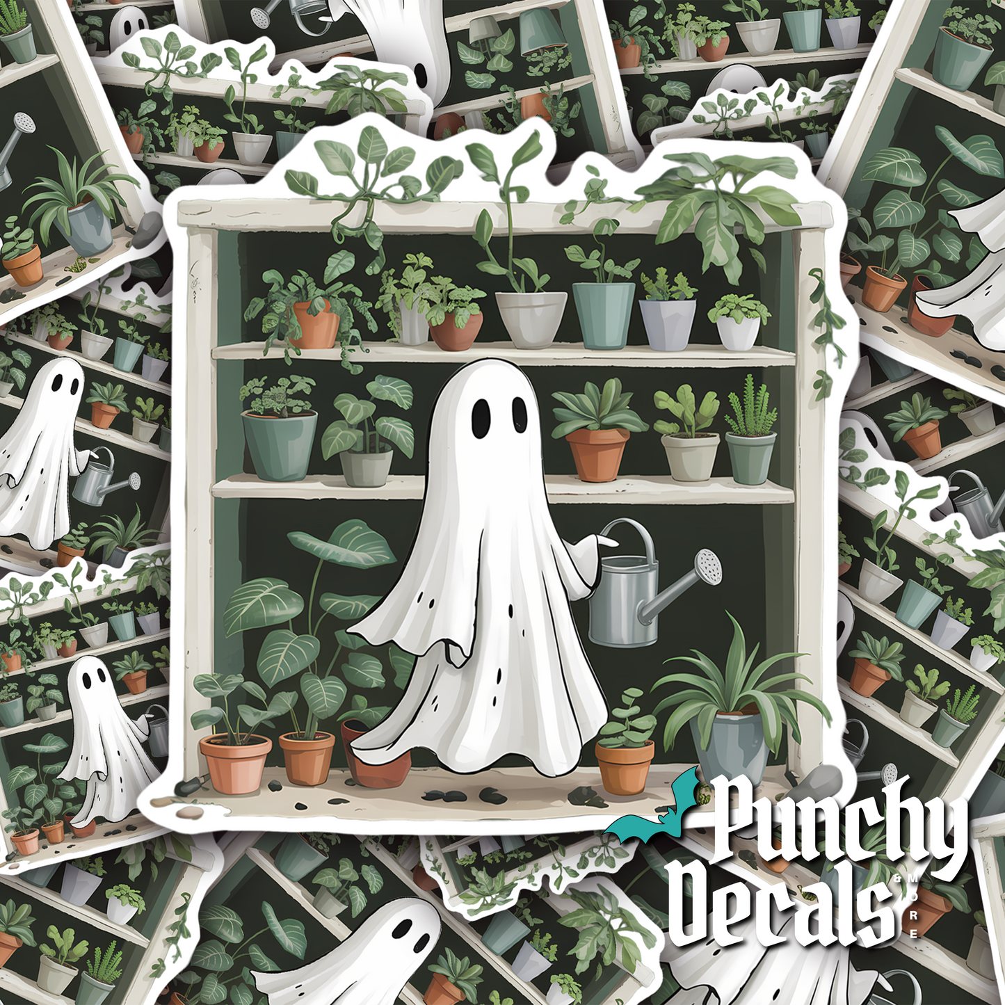 Ghosty Plant Parent Sticker