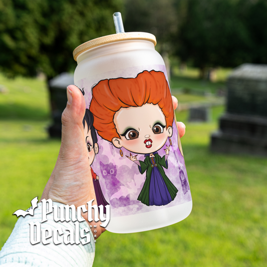 Hocus Pocus Anime Glass Libbey