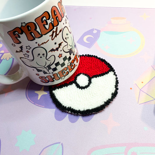 Pokeball Mug Rug