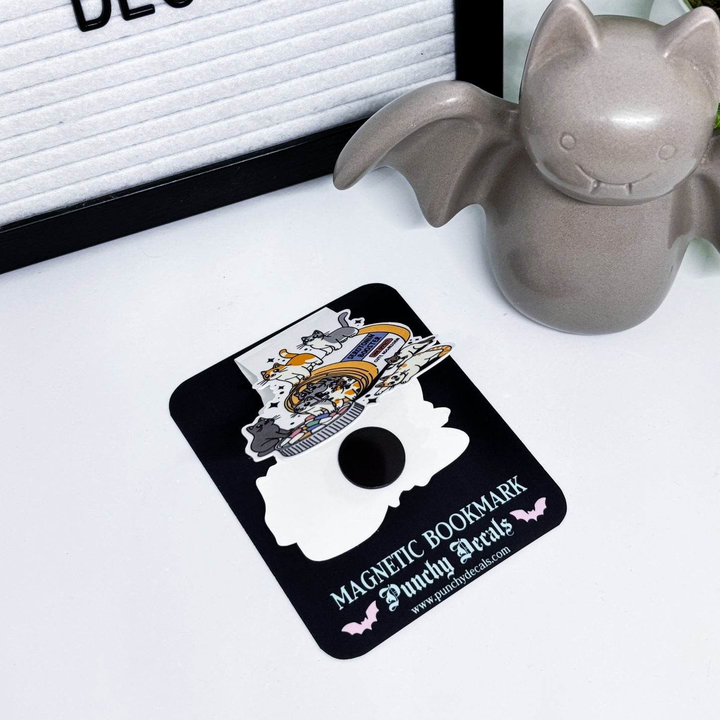 Serotonin Booster Kitties Magnetic Bookmark