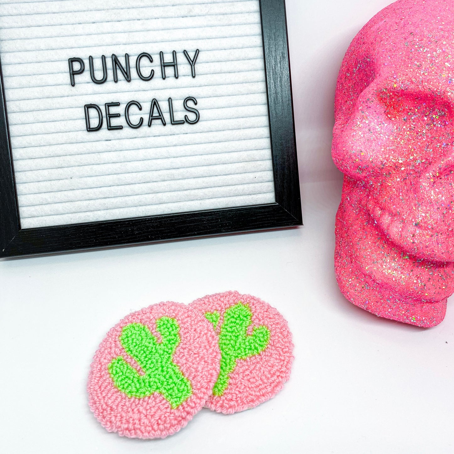 Cactus Car Coaster (set of 2)