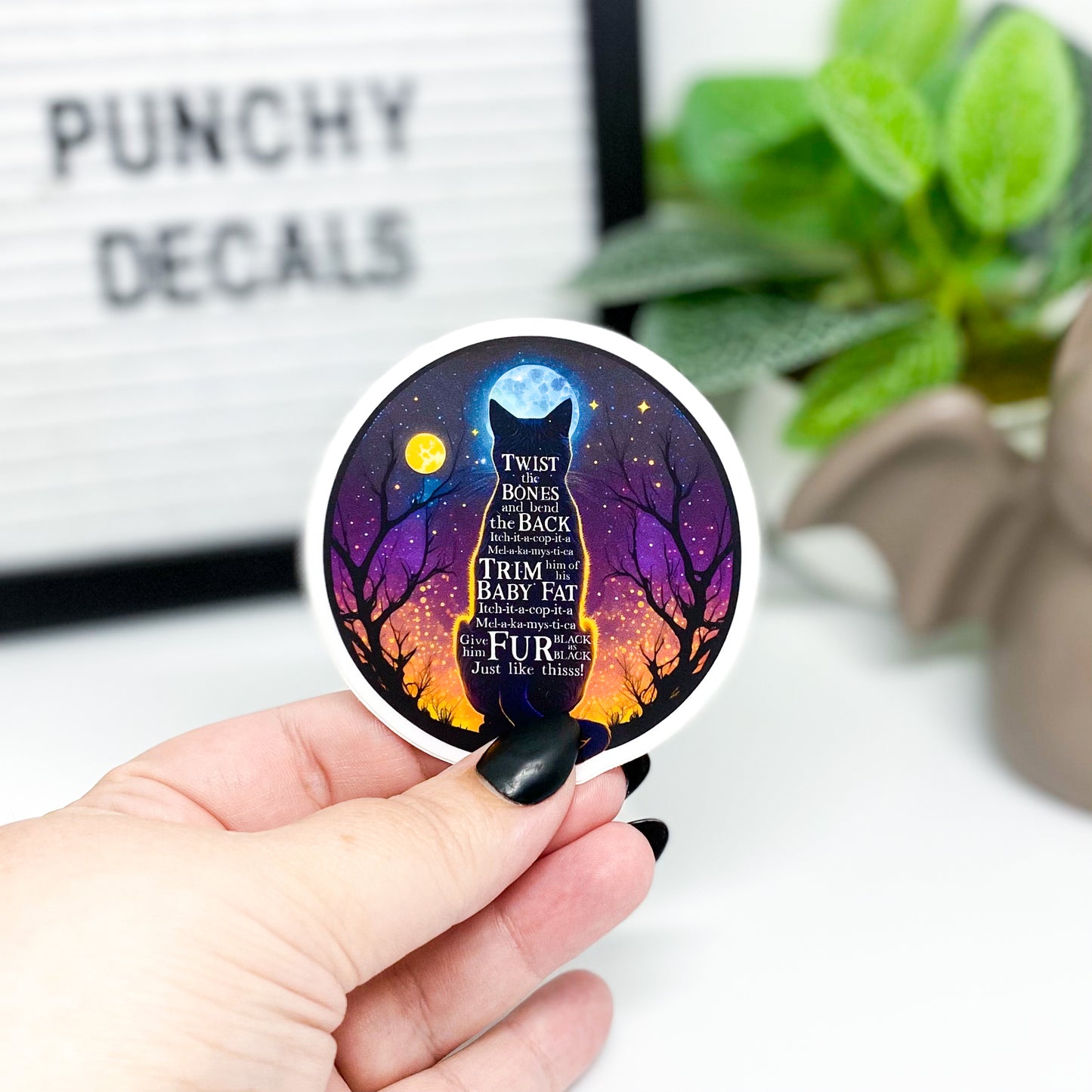 Spell Kitty Sticker