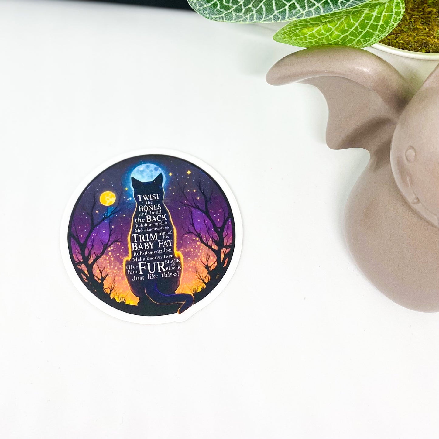 Spell Kitty Sticker