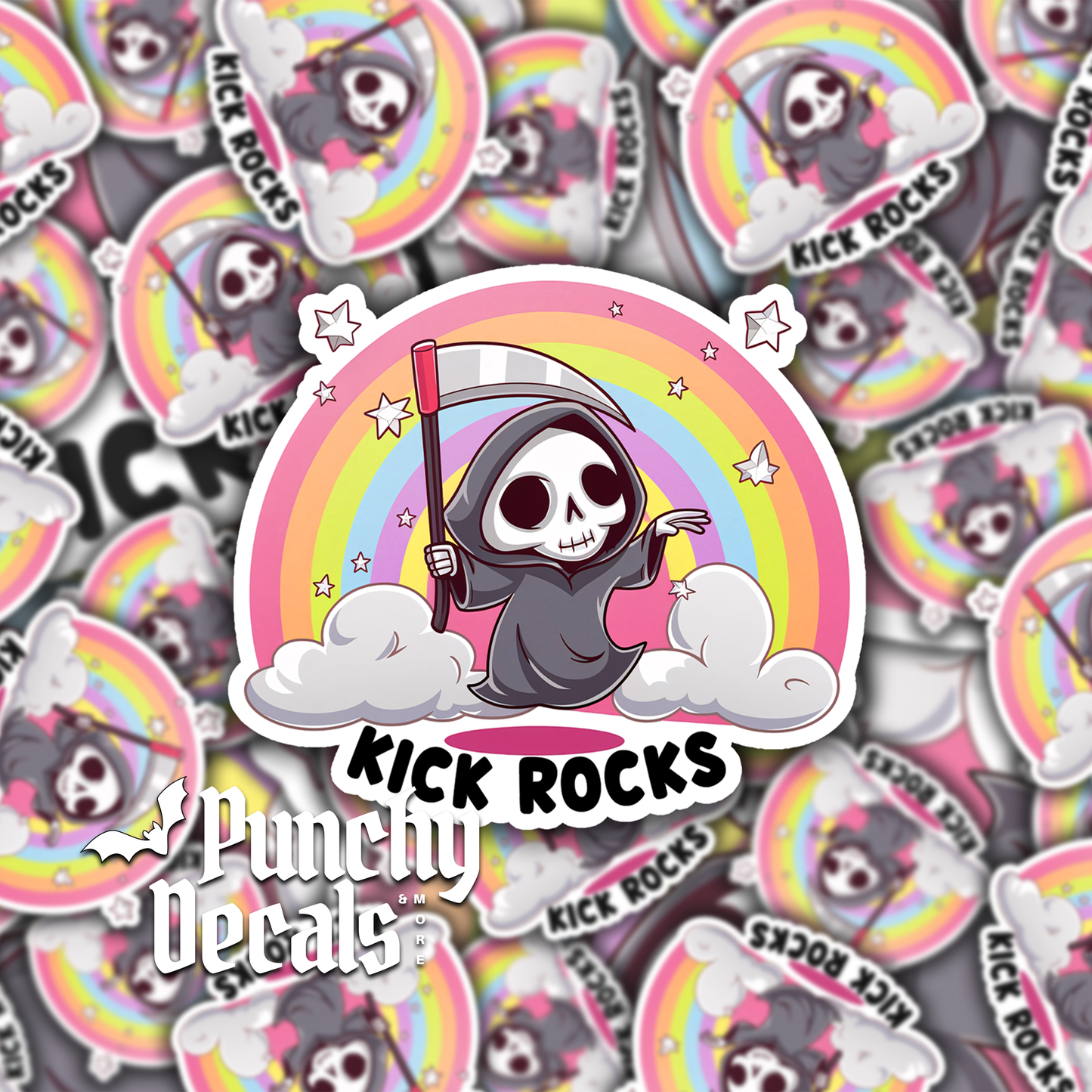 Kick Rocks Sticker