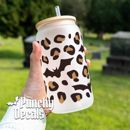 Leopard Bat Glass Libbey