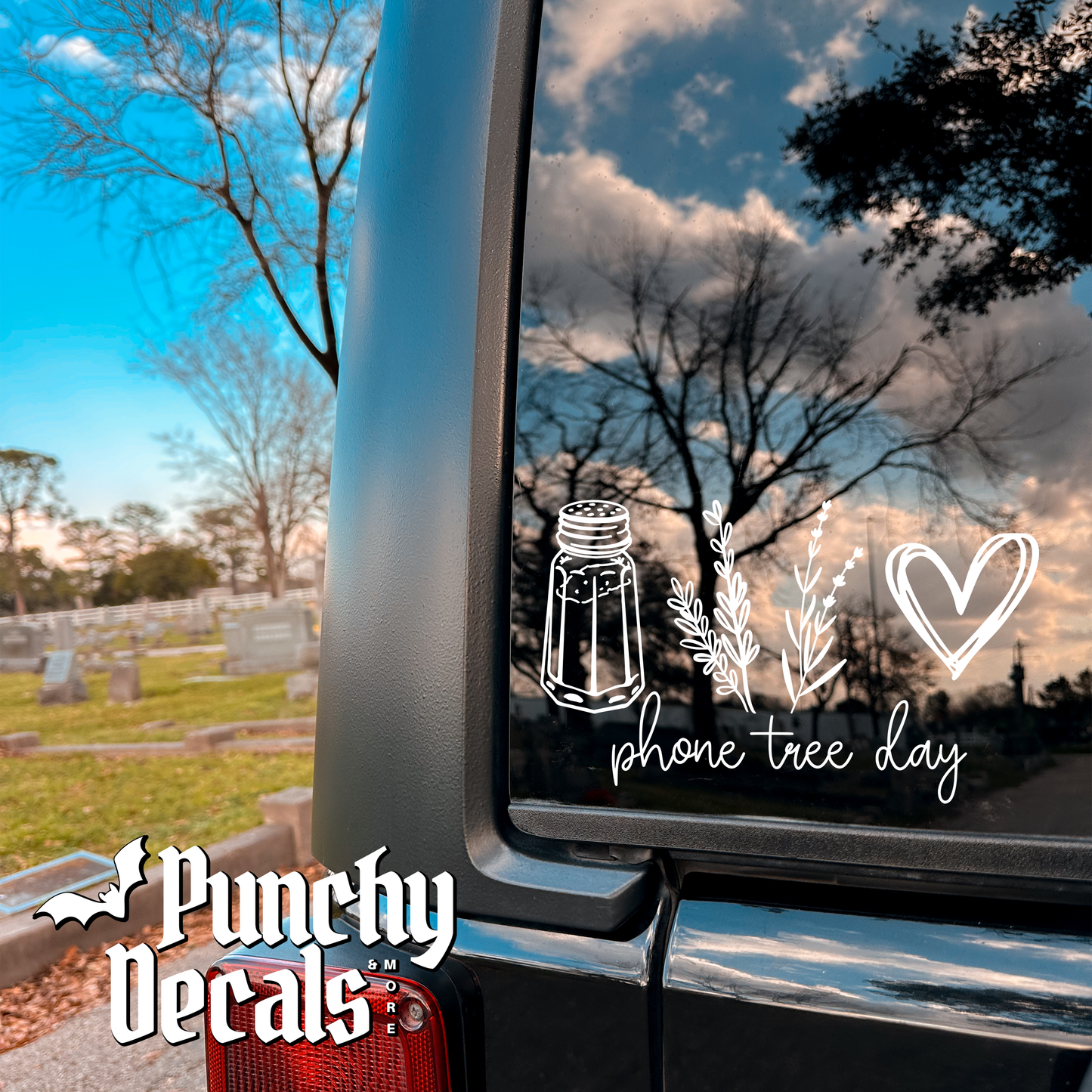 Phone Tree Day Decal
