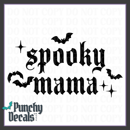 Spooky Mama Decal