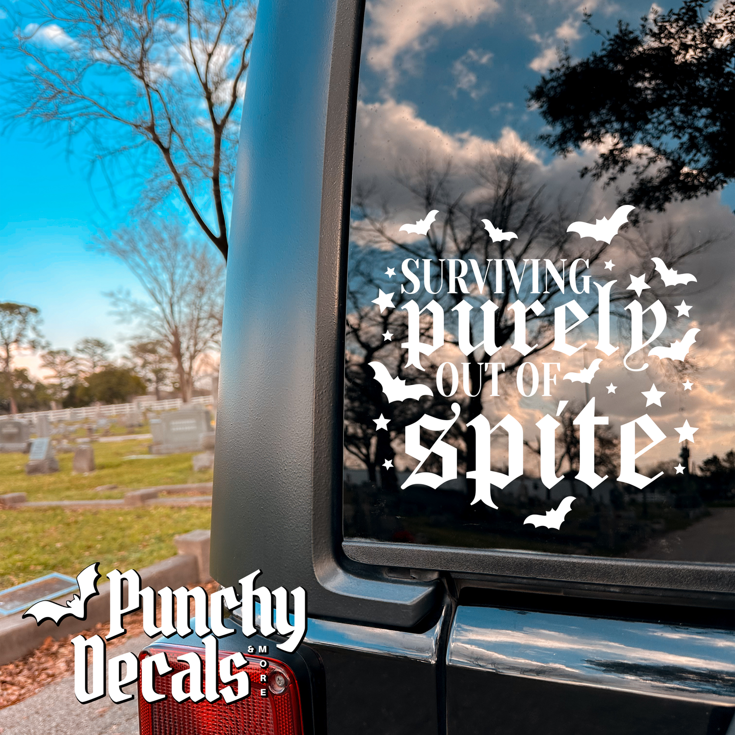 Surviving Purely Out of Spite Decal