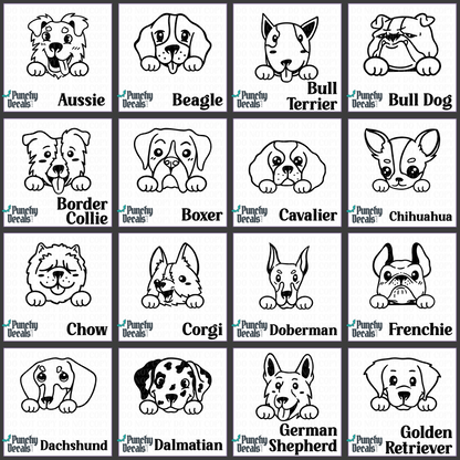 Doggie Vinyl Decal