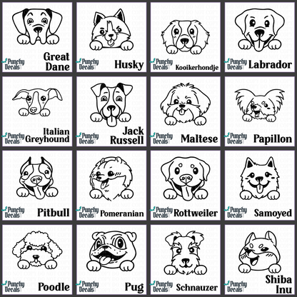 Doggie Vinyl Decal