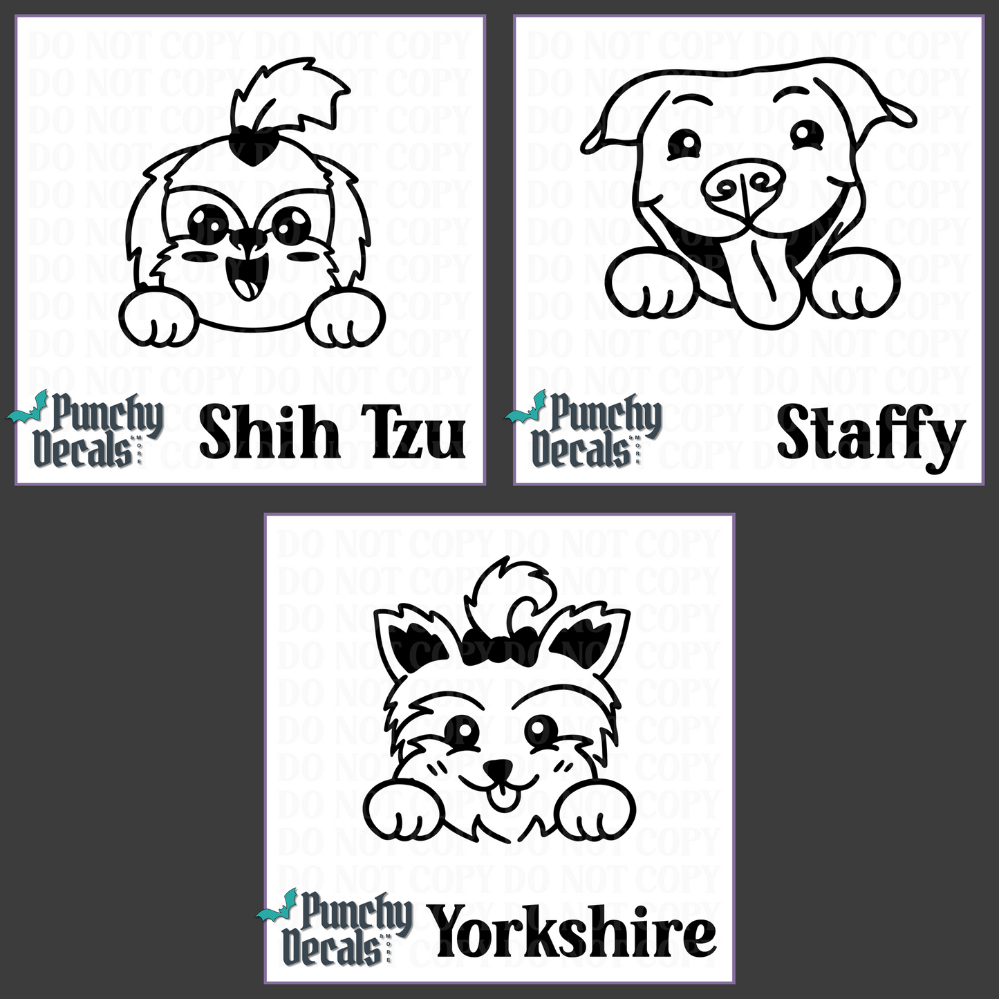Doggie Vinyl Decal
