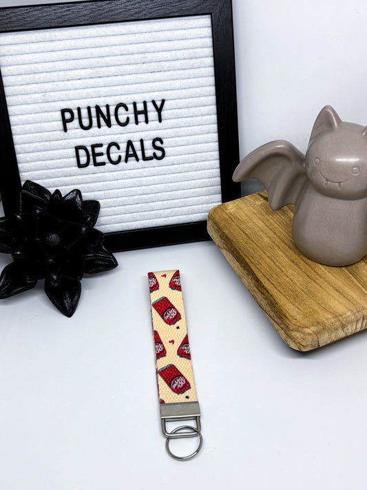 Dr. Pepper Girly Wristlet