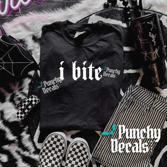 I Bite Long Sleeve Shirt