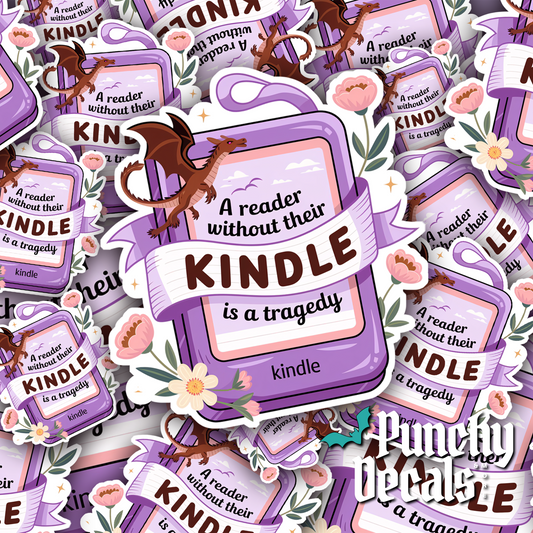 A Reader Without Their Kindle Sticker