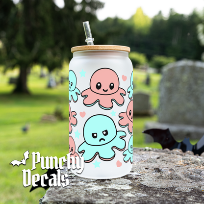 Angry Octo Glass Libbey