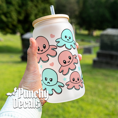 Angry Octo Glass Libbey