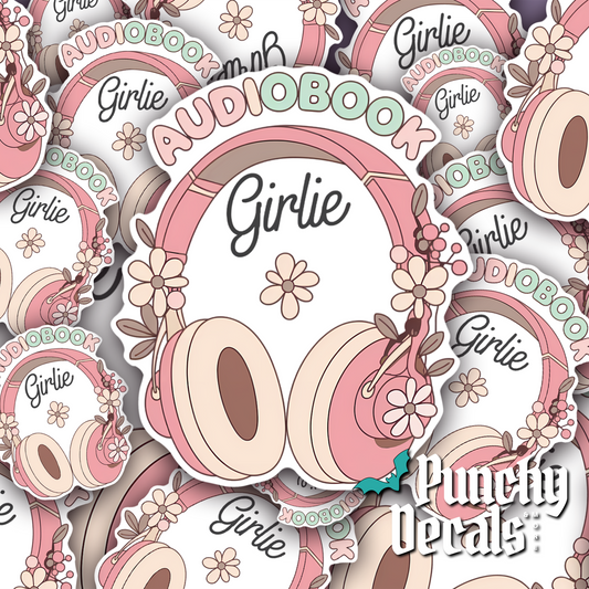 Audiobook Girlie Sticker