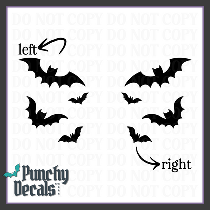 Batty Mirror Decal