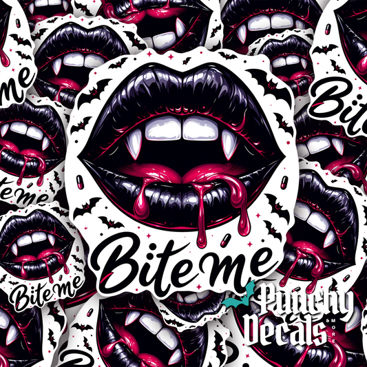 Bite Me Sticker