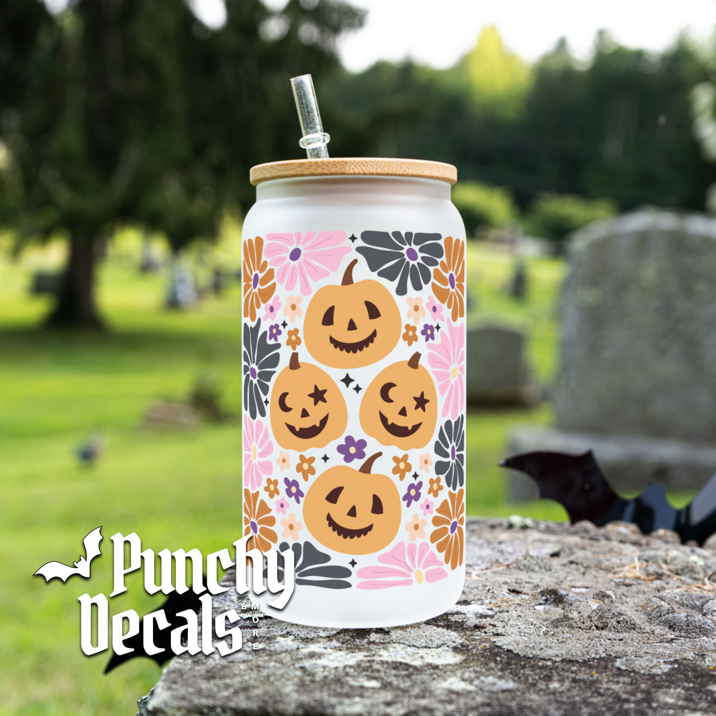 Boho Pumpkin Glass Libbey