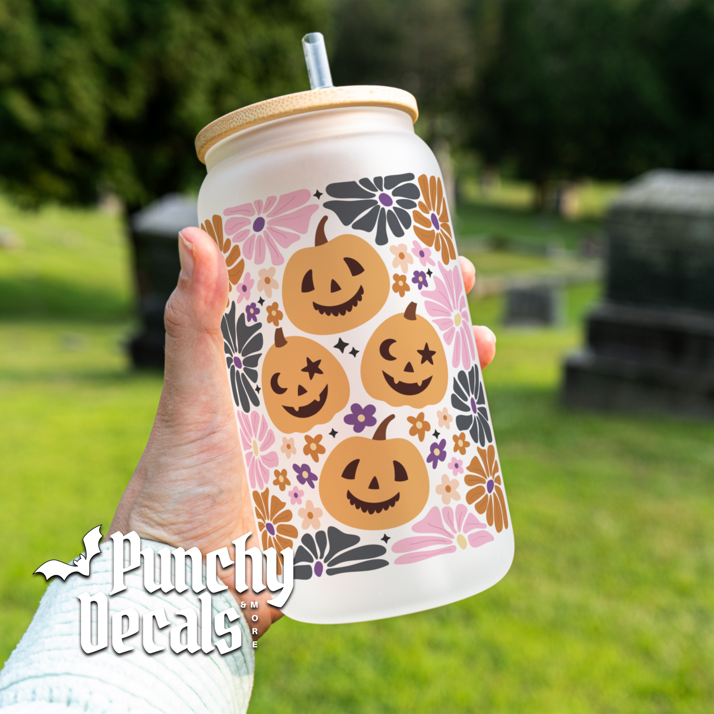 Boho Pumpkin Glass Libbey