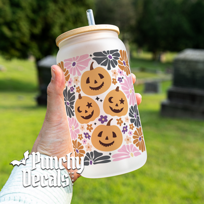 Boho Pumpkin Glass Libbey