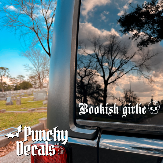 Bookish Girlie Decal