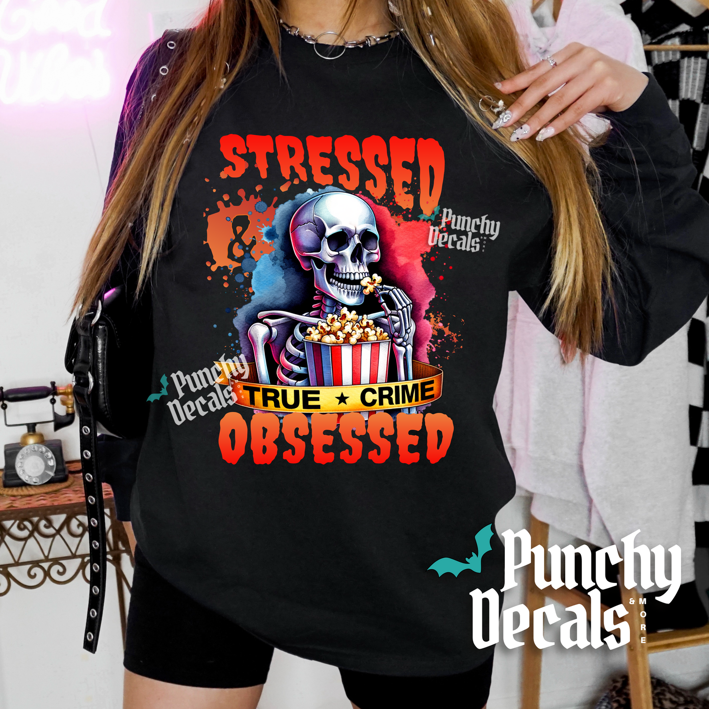 Stressed & Obsessed Long Sleeve Shirt