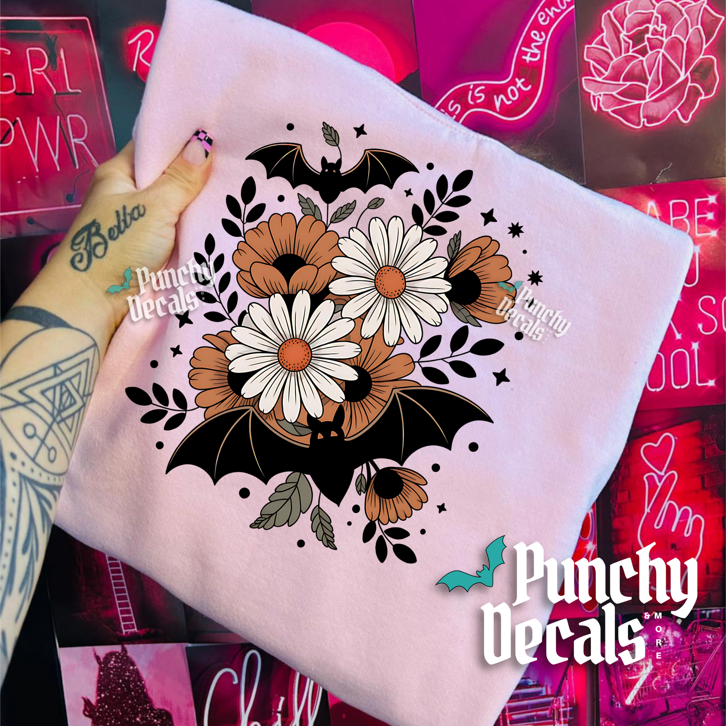 Batty Bouquet Hoodie