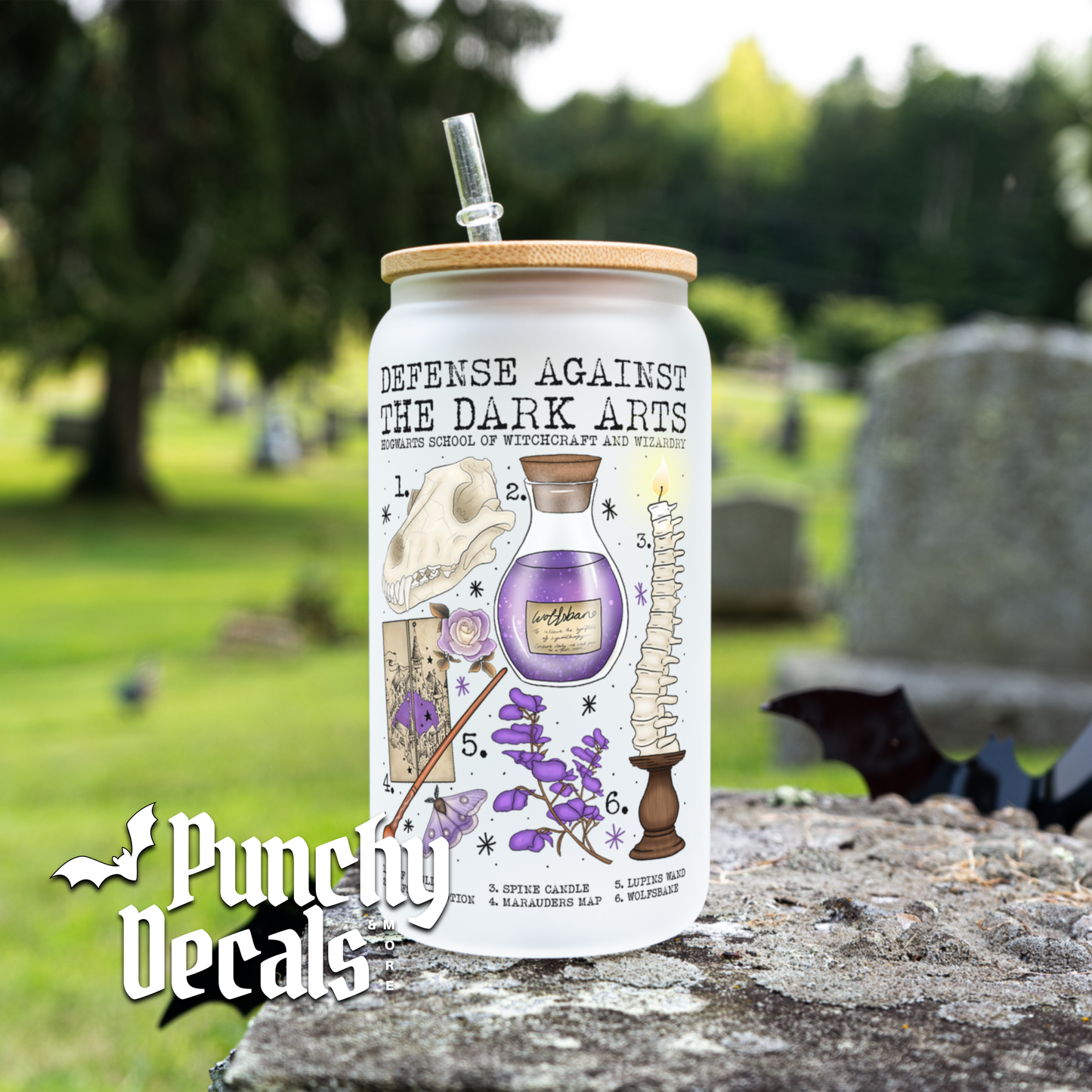 Defense Against the Dark Arts Class Glass Libbey