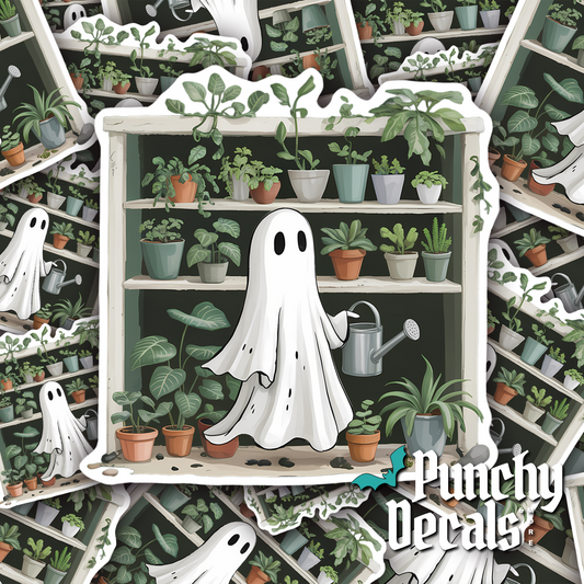 Ghosty Plant Parent Sticker