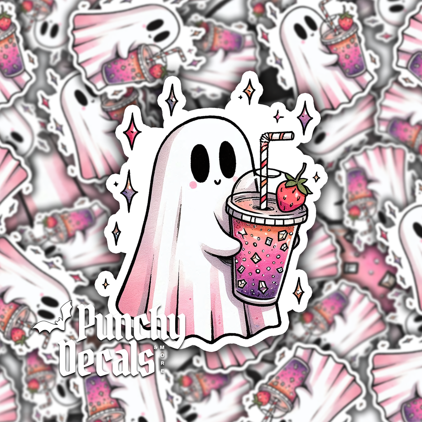 Ghosty Milkshake Sticker