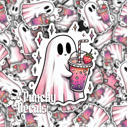 Ghosty Milkshake Sticker