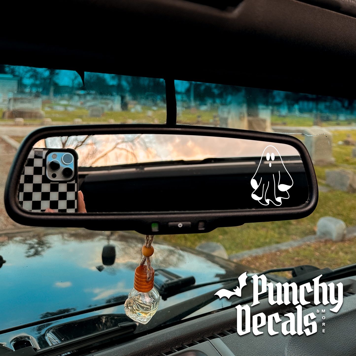 Ghosty Mirror Decal