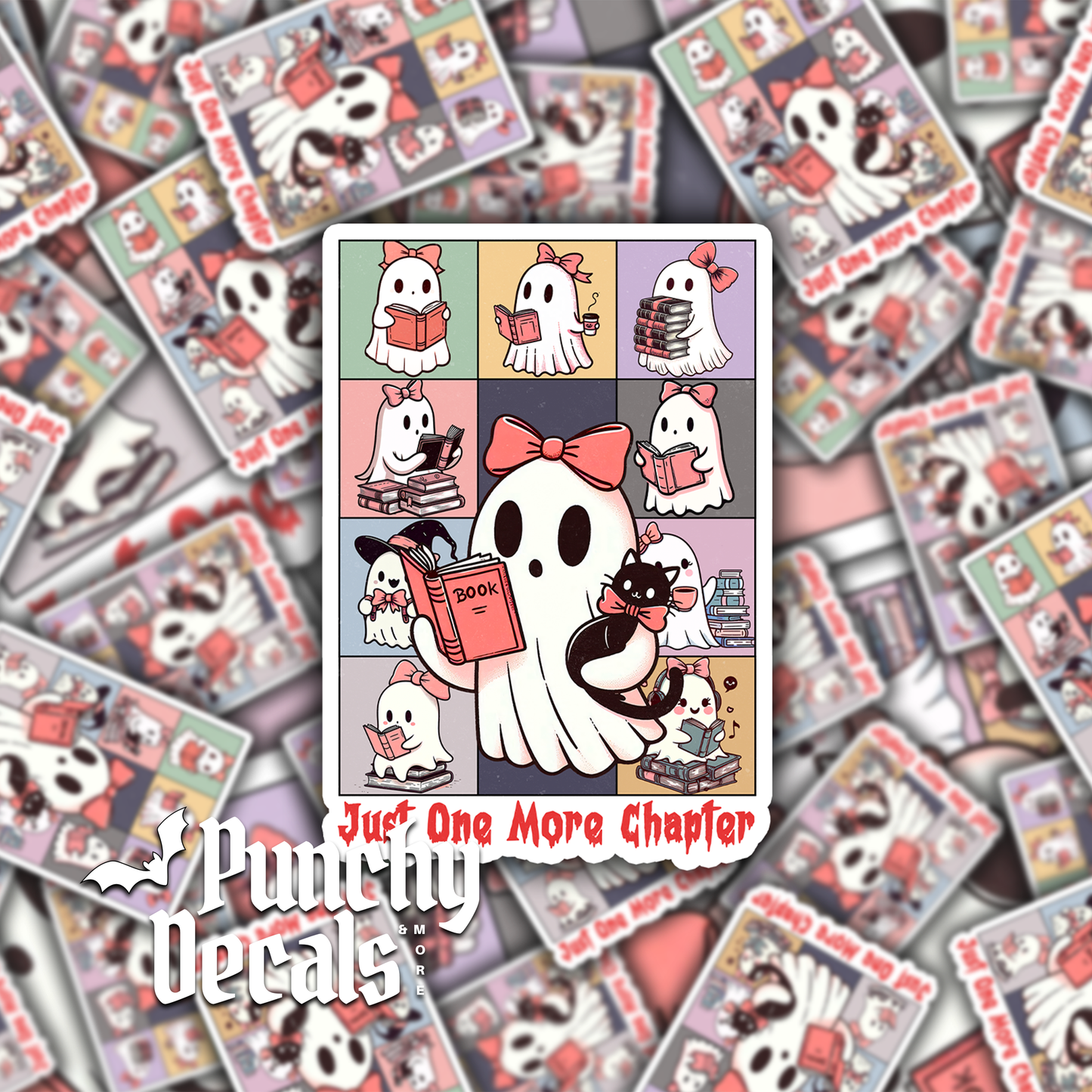 One More Chapter Ghosty Sticker