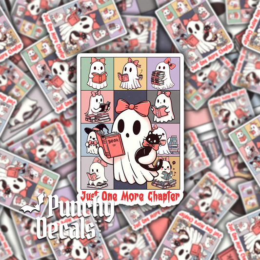 One More Chapter Ghosty Sticker