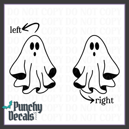 Ghosty Mirror Decal