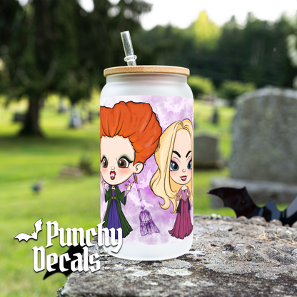 Hocus Pocus Anime Glass Libbey