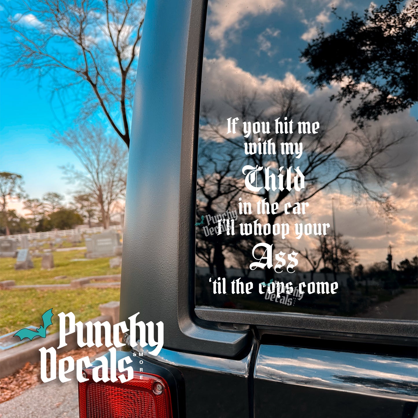 If You Hit Me Decal