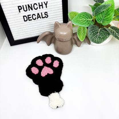Kitty Paw Mug Rug