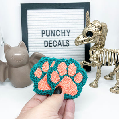 Paw Print Car Coaster (set of 2)