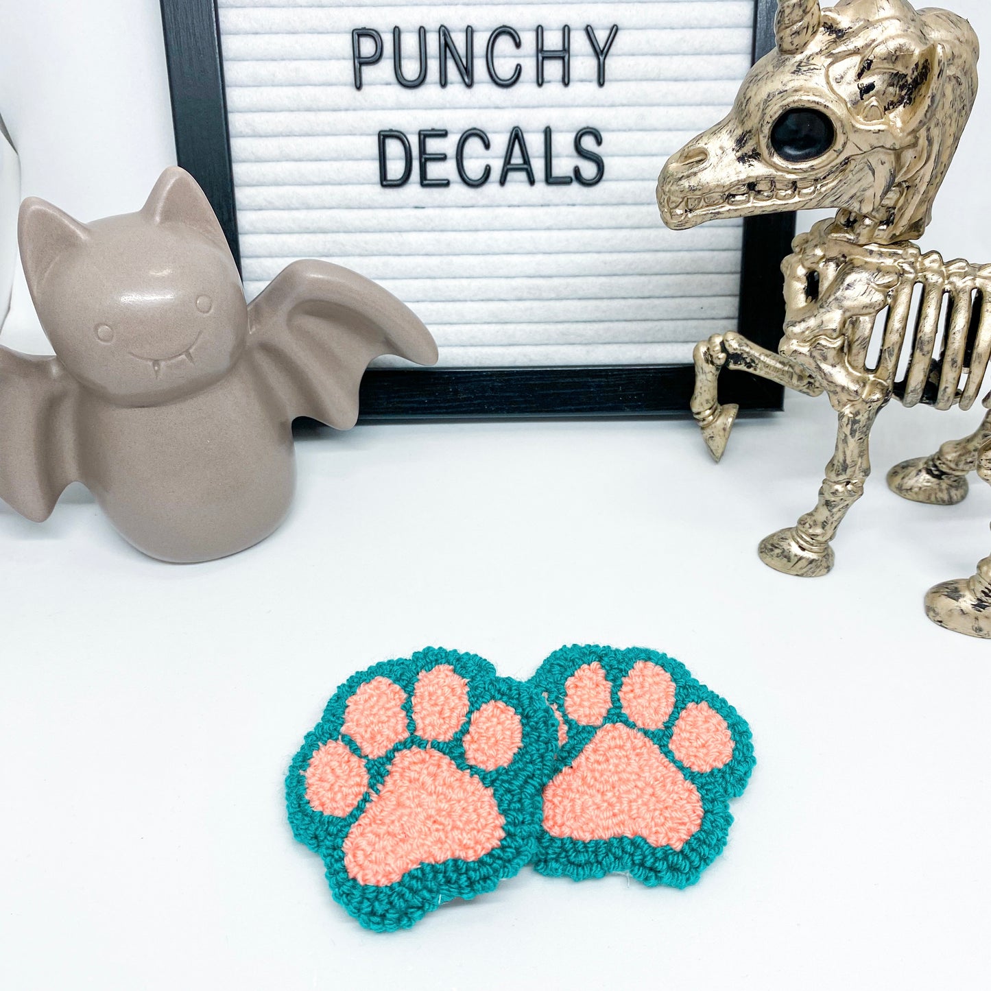 Paw Print Car Coaster (set of 2)