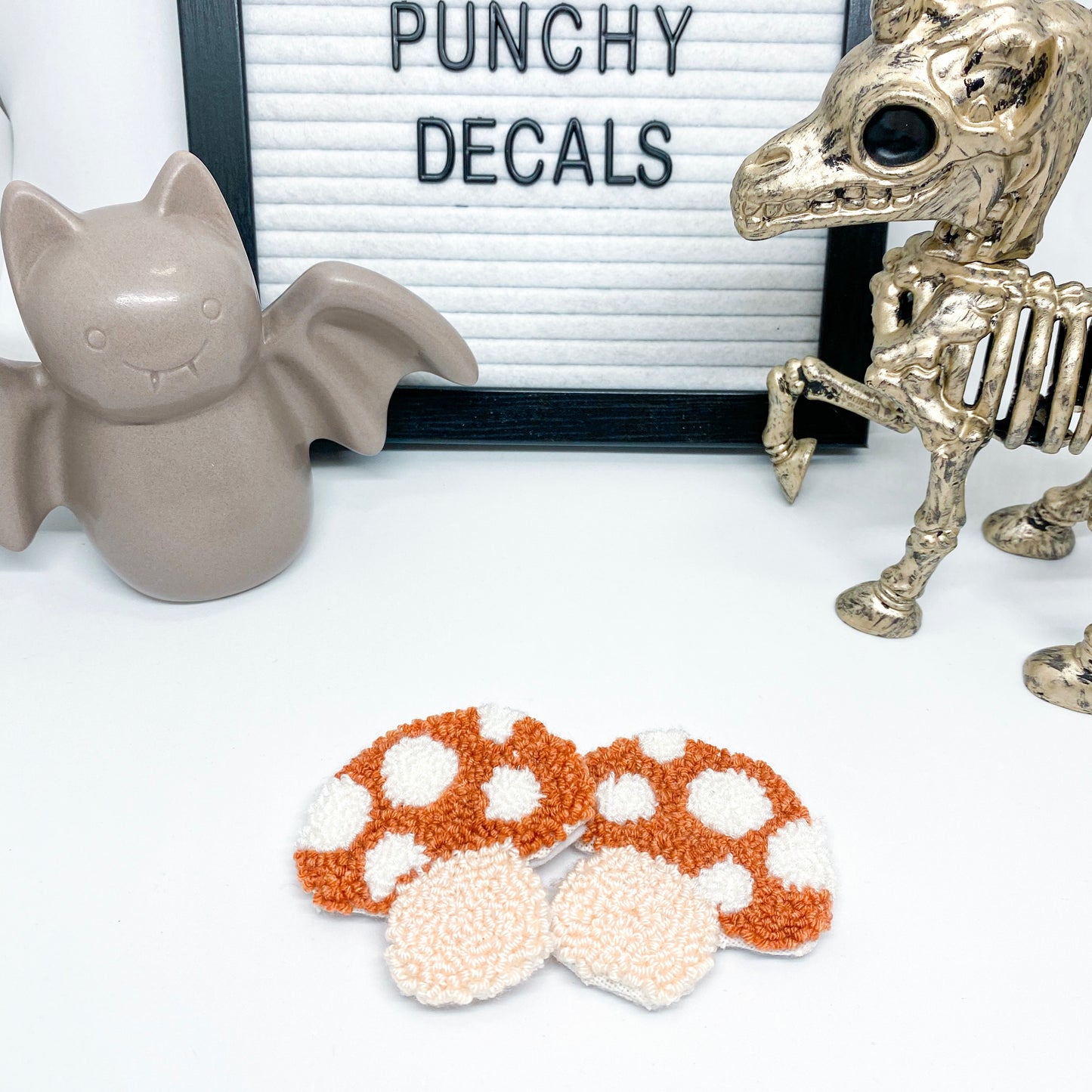 Mushroom Car Coaster (set of 2)