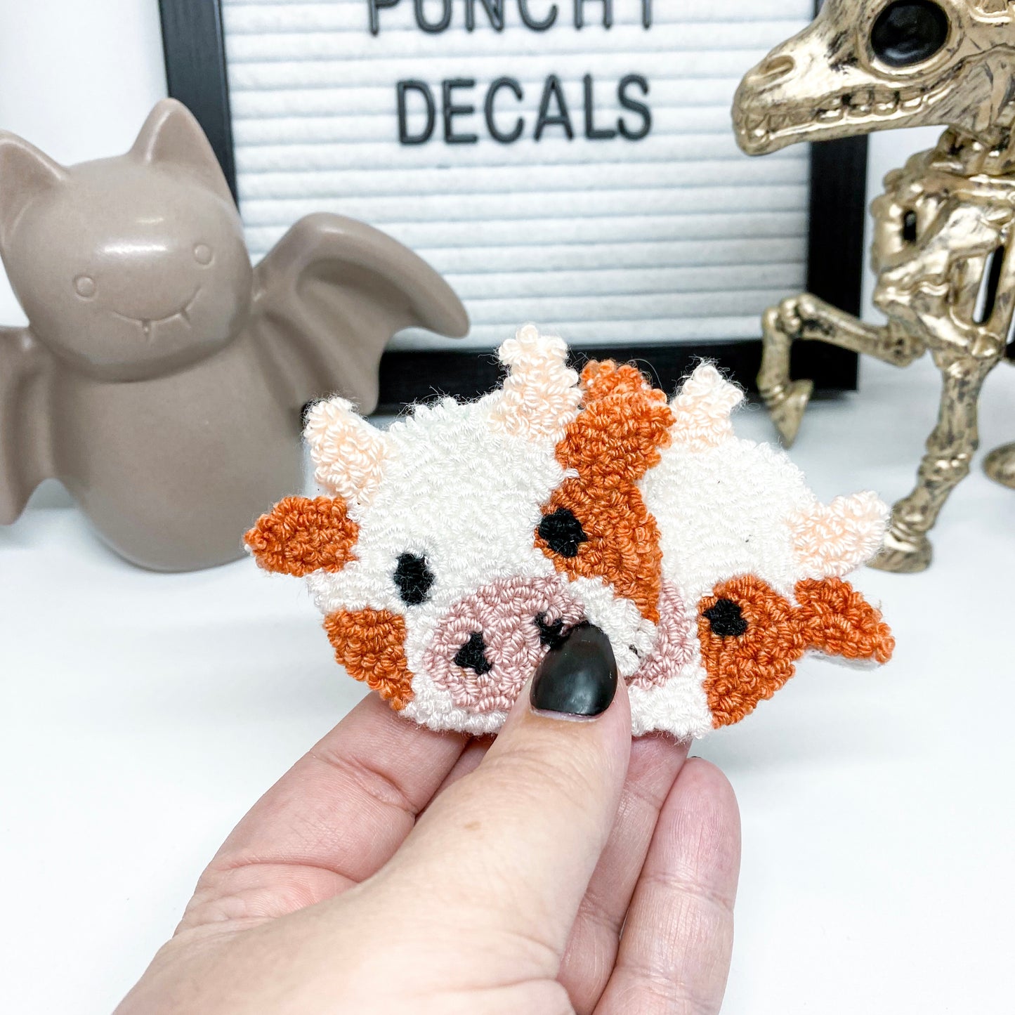 Cute Cow Car Coaster (set of 2)