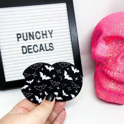 Sparkling Bats Car Coasters (set of 2)