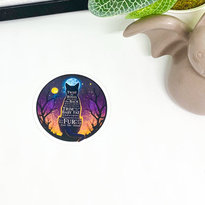 Spell Kitty Sticker