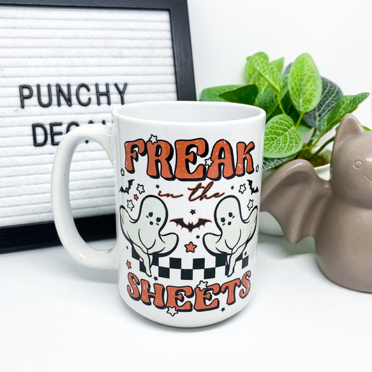 Freak in the Sheets Coffee Mug