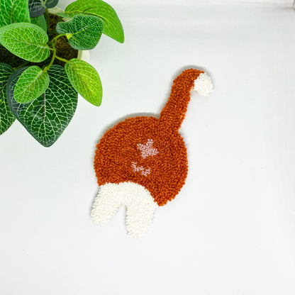 Cat Booty Mug Rug